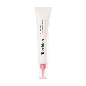 Torriden Cellmazing Small Molecule Collagen Firming Eye Cream packaging and details