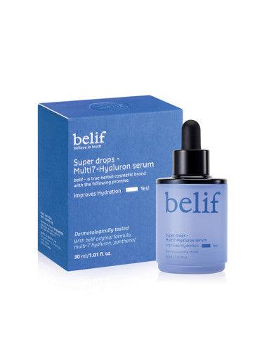 belif Super Drops Multi7-Hyaluron Serum 30ml (Ampoule)