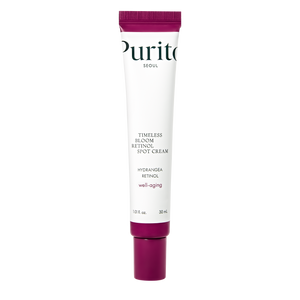 PURITO SEOUL [PURITO SEOUL] Timeless Bloom Retinol Spot Cream packaging and details