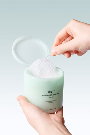 Abib Green LHA Pore Pad product texture