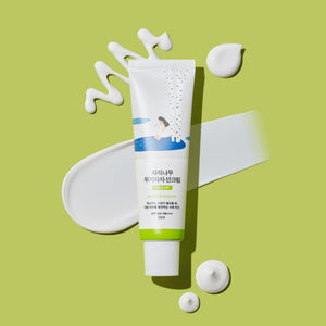 Round Lab Birch Moisturizing Mild-Up Sunscreen 50ml (SPF 50+ PA++++) packaging and details