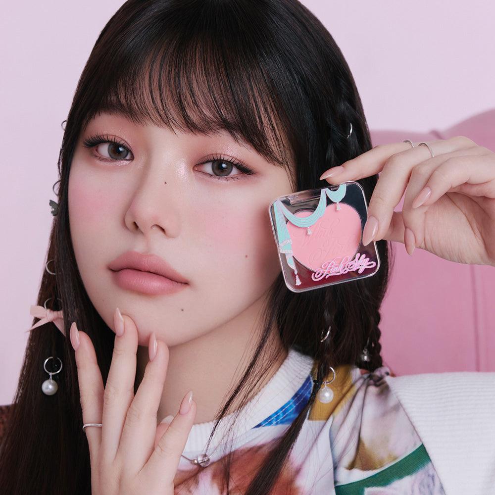 ETUDE Pink Shy Heart Pop Blusher 4g (Face Blush) 4 g