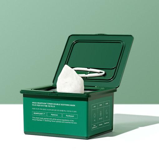 Anua Heartleaf Toner Double Soothing Mask 30 Sheets(330ml) (Facial Mask)