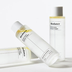 Biodance Micro Dual Serum Toner packaging and details