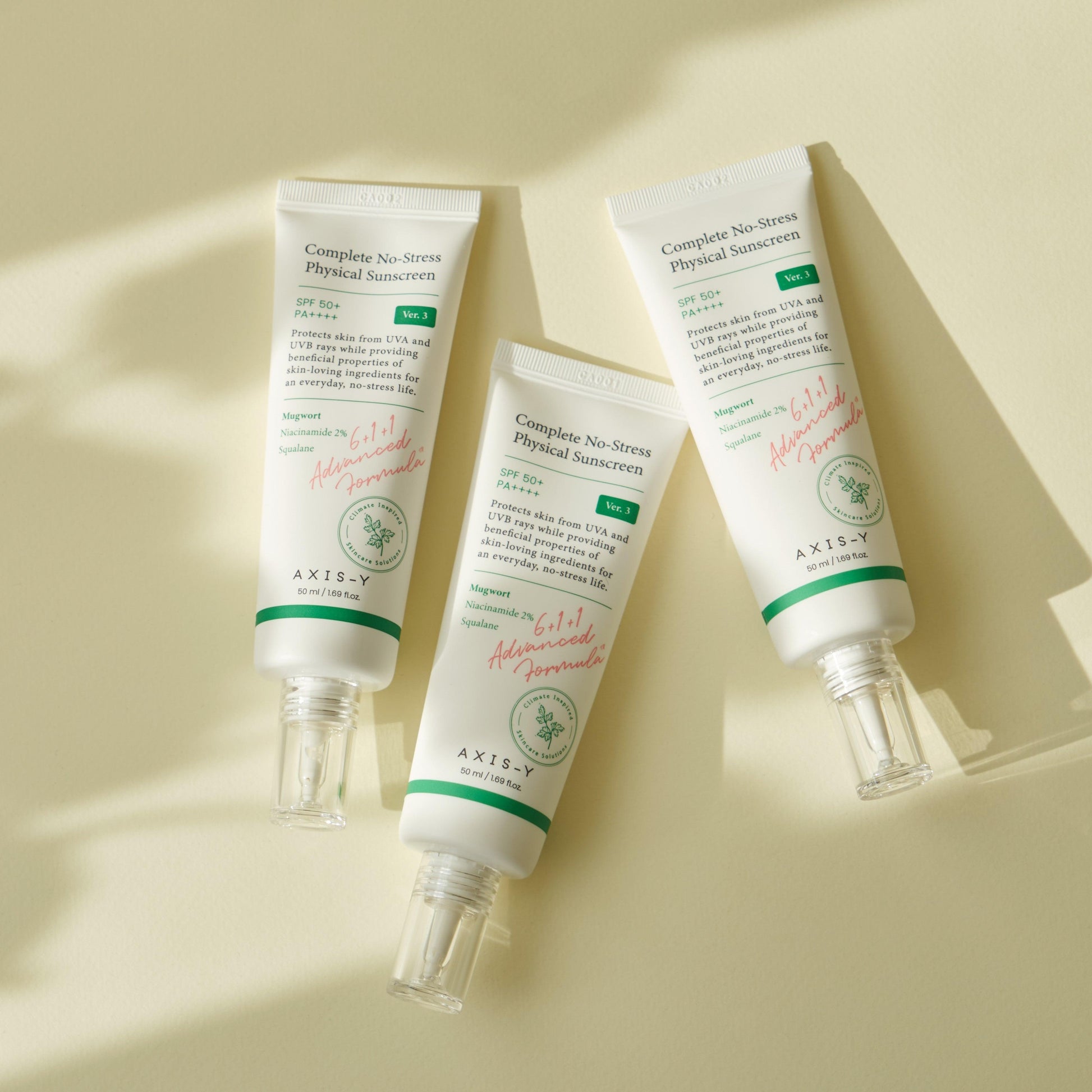 AXIS-Y Complete No-Stress Physical Sunscreen V.3 50ml (Cream/Suncare)