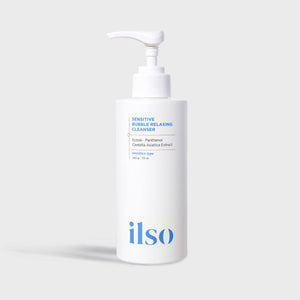 ilso Sensitive Bubble Relaxing Cleanser packaging and details