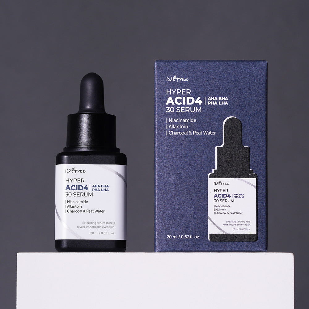 Isntree Hyper Acid 4 (AHA BHA PHA LAH) 30 Serum 20ml (Ampoule)