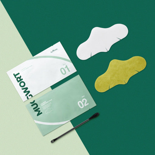 Isntree MUGWORT CALMING CLEAR NOSE PACK 5P (Patch)