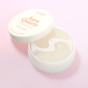 PETITFEE Aura Quartz Eye Mask Pure Opal 80g (40 Patches) - Korean Eye Patches