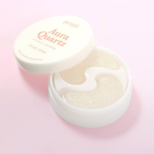 מסכת עיניים הידרוג'ל PETITFEE Aura Quartz Eye Mask Pure Opal 80g (40 Patches)