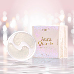 PETITFEE Aura Quartz Eye Mask Pure Opal 80g (40 Patches) close-up view