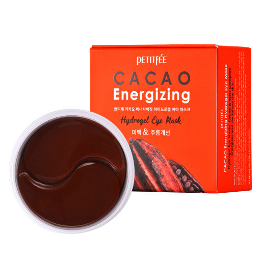 PETITFEE Cacao Energizing Hydrogel Eye Mask 80g (60 Patches) (Eye 80 g