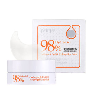PETITFEE Collagen & CoQ10 Hydrogel Eye Patch (1.4g X 60 Patches) how to use