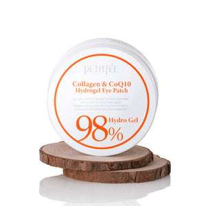 PETITFEE Collagen & CoQ10 Hydrogel Eye Patch (1.4g X 60 Patches) close-up view