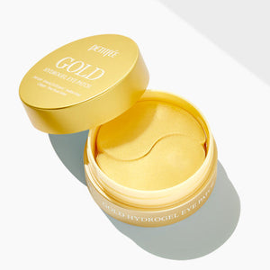 PETITFEE Gold Hydrogel Eye Patch (1.4g X 60 Patches) packaging and details