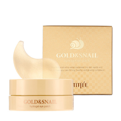 PETITFEE Gold Snail Hydrogel Eye Patch (1.4g X 60 Patches) (Eye 1.4 g