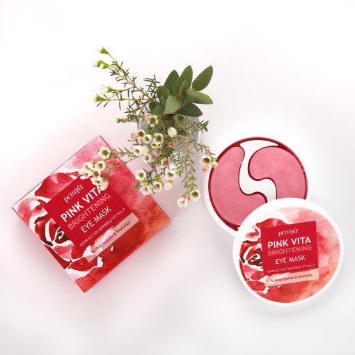 PETITFEE Pink Vita Brightening Eye Mask 70g (60 Patches) (Eye 70 g