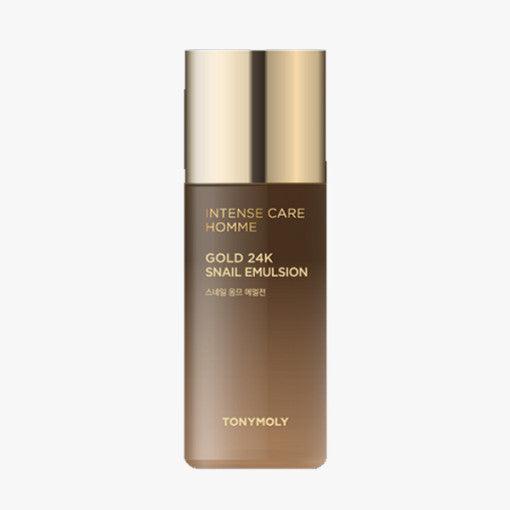 TONYMOLY Intense Care Homme Gold 24K Snail Emulsion (130ml) (Lotion for Men)