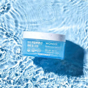 TONYMOLY Wonder Hyaluronic Acid Chok Chok Gel Cream packaging and details