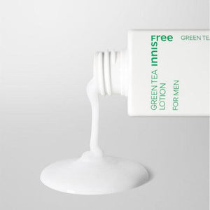 innisfree Green Tea Lotion for Men product texture
