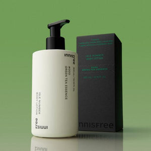 innisfree Isle Number Body Lotion 300ml #Green Tea Essence packaging and details