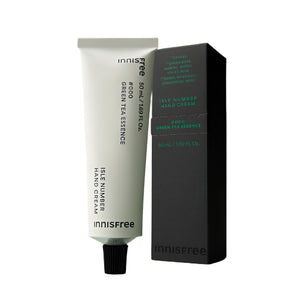innisfree Isle Number Hand Cream 50ml #Green Tea Essence - Korean Hand Cream