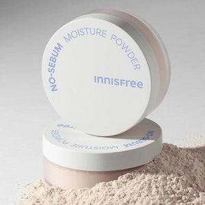 innisfree No-Sebum Moisture Powder product texture