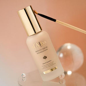 d'Alba Skin Fit Serum Foundation 30ml SPF50+/PA++++ packaging and details