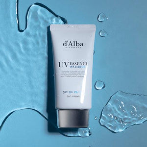 d'Alba Waterfull Essence Sun Cream SPF50+/PA++++ packaging and details