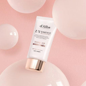 d'Alba Waterfull Tone-Up Sun Cream SPF 50+, PA++++ how to use