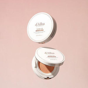 d'Alba Waterfull Tone-Up Sun Cushion 15g+15g(refill) SPF50+/PA++++ how to use