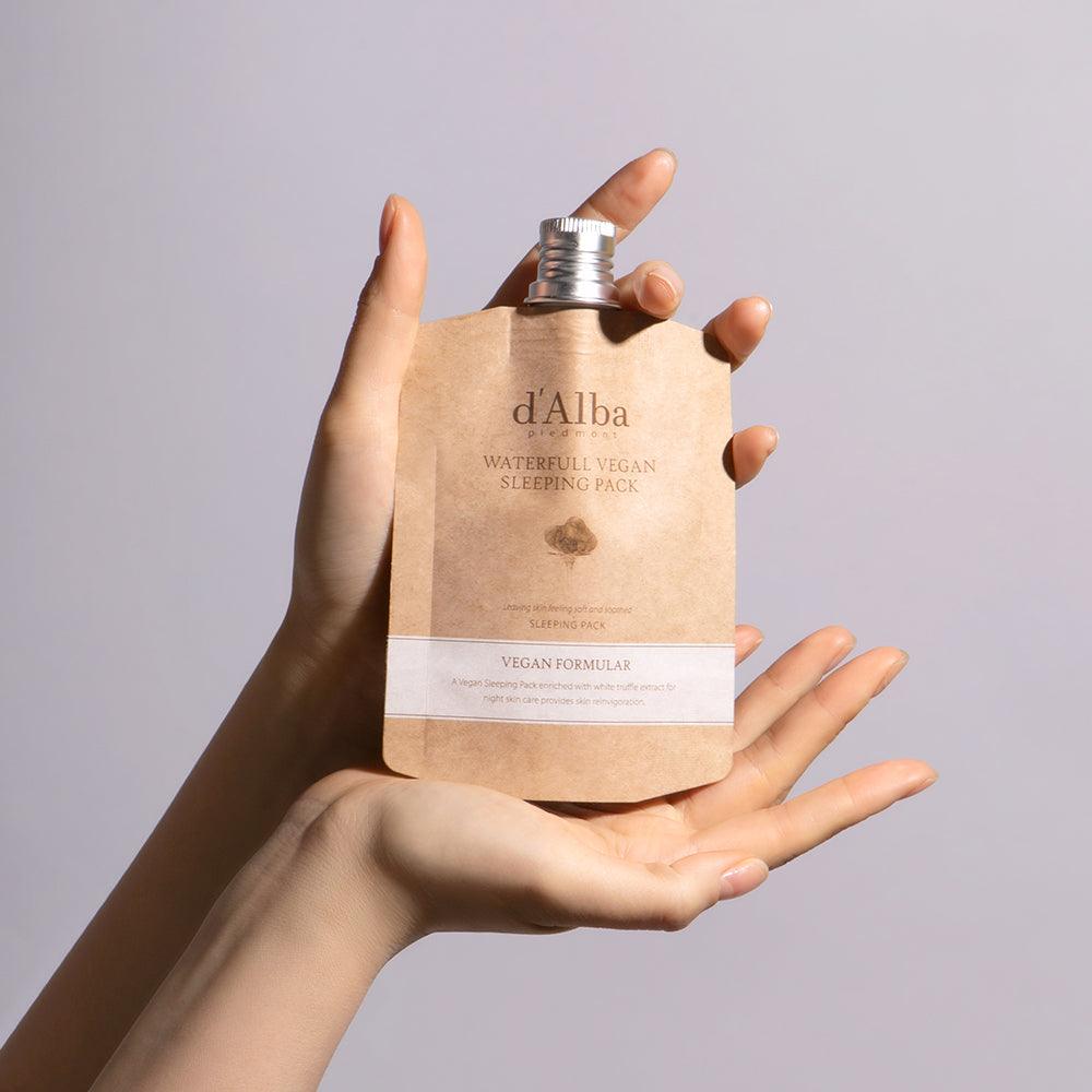 d'Alba Waterfull Vegan Sleeping Pack (Spout Type) 60ml (Sleeping Mask)