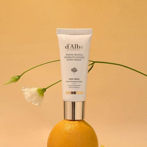 d'Alba White Truffle Aromatic Double Hand Cream packaging and details