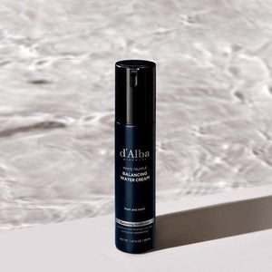 d'Alba White Truffle Balancing Water Cream packaging and details