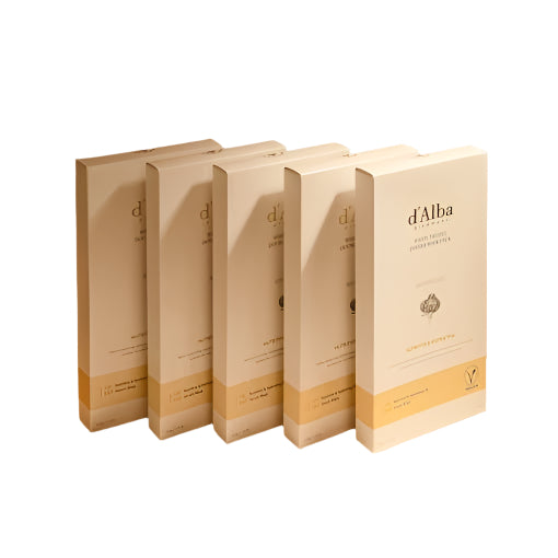 قناع الوجه المزدوج d'Alba White Truffle Double Mask Pack [مغذي/مرطب] 32.5g X 20ea