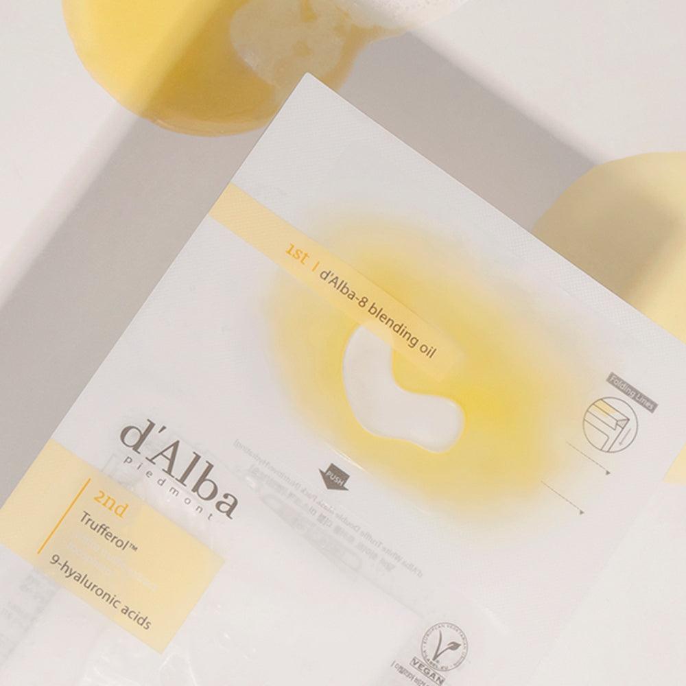 d'Alba White Truffle Double Mask Pack [Nutritive/Hydrating] 32.5g X 20ea (Facial Mask) 32.5 g