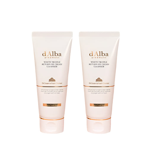 d'Alba White Truffle Return Oil Cream Cleanser (Tube) 100ml X 2ea