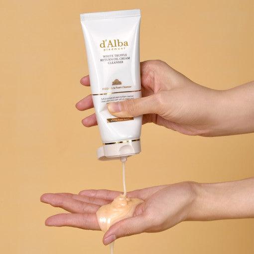 d'Alba White Truffle Return Oil Cream Cleanser (Tube) 100ml X 2ea