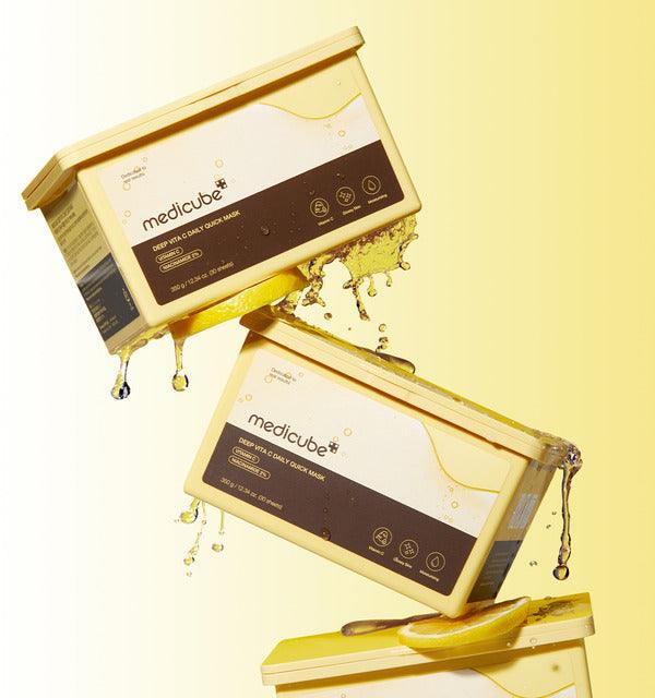 medicube Deep Vita C Daily Quick Mask 350ml/30Sheets (Facial Mask)