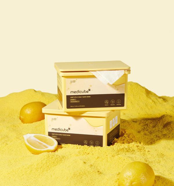 medicube Deep Vita C Daily Quick Mask 350ml/30Sheets (Facial Mask)