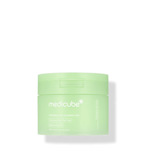 medicube Exosome Cica Calming Pad 150ml/100 Pads packaging and details
