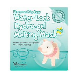 Elizavecca Milky Piggy Water Lock Hydro-gel Melting Mask 5ea/30g packaging and details