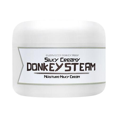 كريم الحليب المرطب Elizavecca Silky Creamy Donkey Steam Moisture Milky Cream 100g