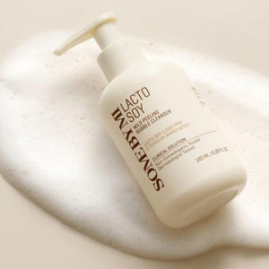 SOME BY MI Lacto Soy Mild Peeling Bubble Cleanser how to use