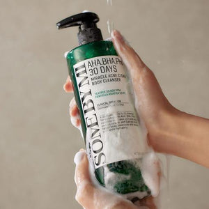 SOME BY MI AHA-BHA-PHA 30 Days Miracle Acne Body Cleanser product texture