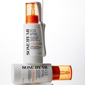 SOME BY MI V10 Hyal Antioxidant Sunscreen SPF 50+ PA++++ packaging and details