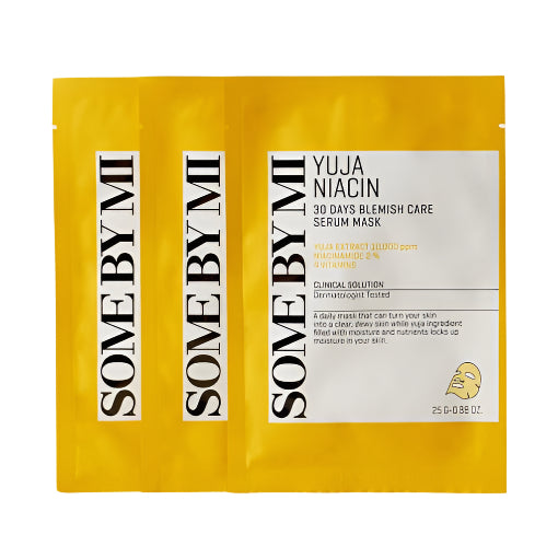 SOME BY MI Yuja Niacin Blemish Care Serum Mask (25g x 10ea) (Facial Mask) 25 g