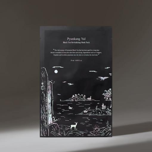 Pyunkang Yul Black Tea Revitalizing Mask Pack (25ml x 10 Sheets) (Facial Mask)