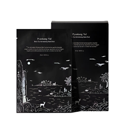 Pyunkang Yul Black Tea Revitalizing Mask Pack (25ml x 10 Sheets) (Facial Mask)