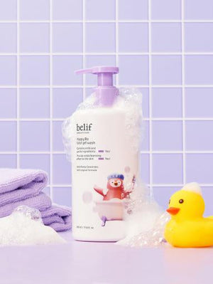 belif Happy Bo Total Gel Wash packaging and details